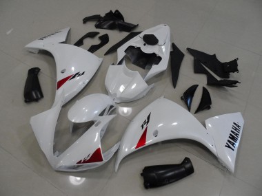 Carenagem Moto Yamaha R1 2009-2011 - Branco Preto