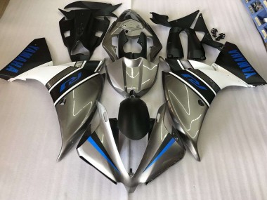 Carenagem Moto Yamaha R1 2009-2011 - Prata Azul