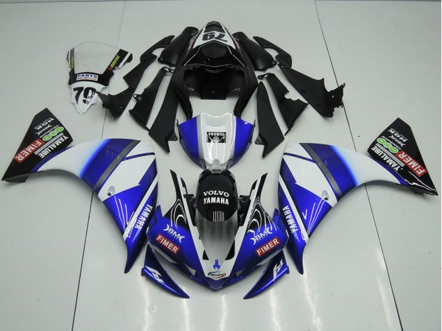 Carenagem Moto Yamaha R1 2012-2014 - Azul Preto Sterilgarda Carenagem Moto Yamaha R1 2012-2014 - Azul Preto Sterilgarda