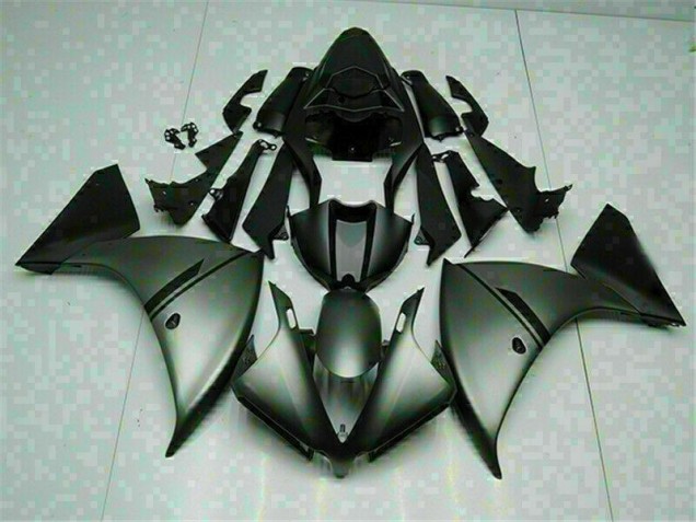 Carenagem Moto Yamaha R1 2012-2014 - Cinzento Preto