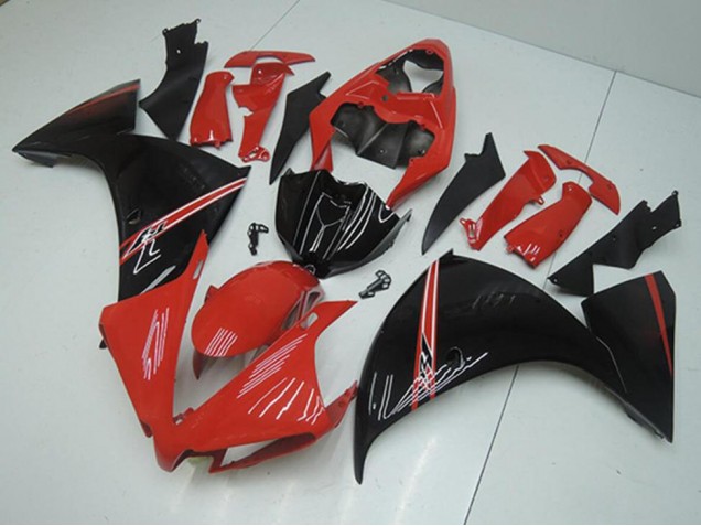 Carenagem Moto Yamaha R1 2012-2014 - Vermelho Preto