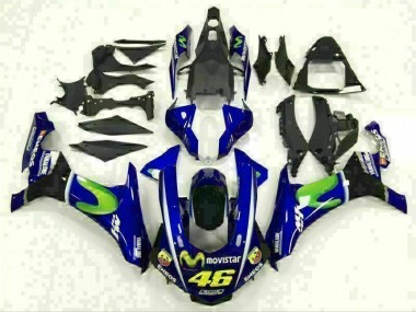 Carenagem Moto Yamaha R1 2015-2019 - Azul