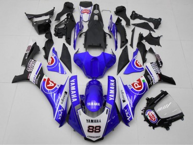 Carenagem Moto Yamaha R1 2015-2019 - Azul PATA 88