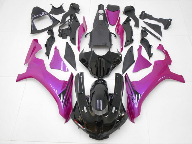 Carenagem Moto Yamaha R1 2015-2019 - Preto Roxo Vermelho Carenagem Moto Yamaha R1 2015-2019 - Preto Roxo Vermelho
