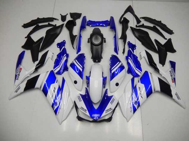 Carenagem Moto Yamaha R3 2015-2022 - Azul Branco Azul Branco ENEOS Carenagem Moto Yamaha R3 2015-2022 - Azul Branco Azul Branco ENEOS