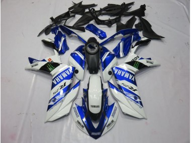 Carenagem Moto Yamaha R3 2015-2022 - Branco Monster