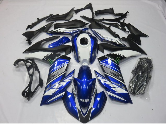 Carenagem Moto Yamaha R3 2015-2022 - Monster Azul Carenagem Moto Yamaha R3 2015-2022 - Monster Azul