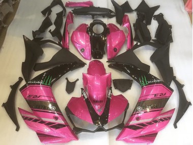Carenagem Moto Yamaha R3 2015-2022 - Rosa & Preto