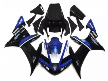 Carenagem Moto Yamaha R6 2003-2005 - Preto Azul