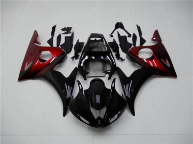 Carenagem Moto Yamaha R6 2003-2005 - Preto Vermelho