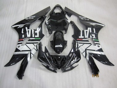 Carenagem Moto Yamaha R6 2006-2007 - Preto Branco Motul Fiat