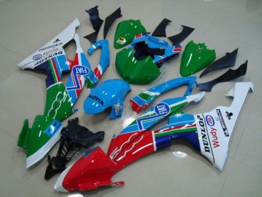 Carenagem Moto Yamaha R6 2008-2016 - Azul Branco Fiat Verde Vermelho Wudy Motul Dunlop