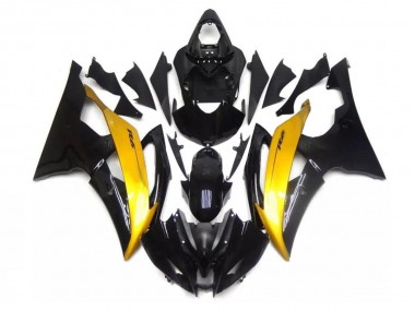 Carenagem Moto Yamaha R6 2008-2016 - Preto Ouro