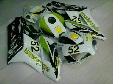 Carenagem & Plástico Moto Honda CBR 1000RR 2004-2005 - Branco Verde Hannspree 52