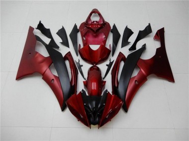 Carenagem & Plástico Moto Yamaha R6 2008-2016 - Vermelho Preto