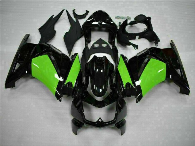 Carroçaria Moto Kawasaki EX250 2008-2012 - Preto Verde Carroçaria Moto Kawasaki EX250 2008-2012 - Preto Verde