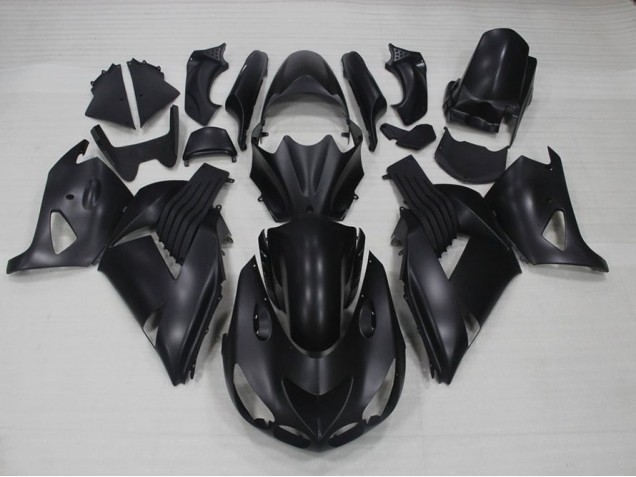 Carroçaria Moto Kawasaki ZX14R ZZR 1400 2006-2011 - Preto Fosco