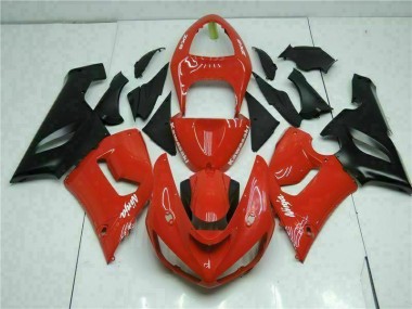 Carroçaria Moto Kawasaki ZX6R 2005-2006 - Vermelho