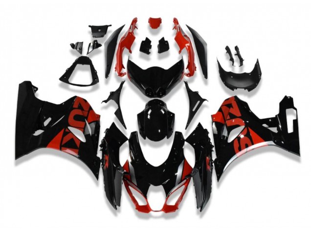 Carroçaria Moto Suzuki GSXR 1000 2017-2023 - Preto Vermelho