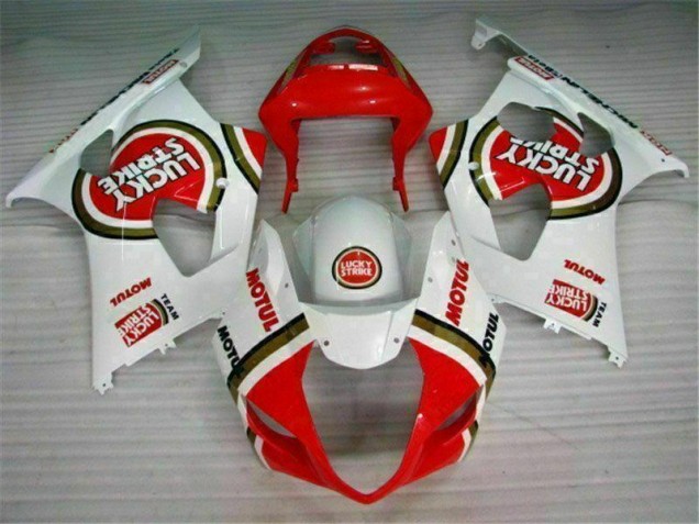 Carroçaria Moto Suzuki GSXR 1000 K3 2003-2004 - Vermelho Branco Carroçaria Moto Suzuki GSXR 1000 K3 2003-2004 - Vermelho Branco