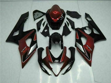 Carroçaria Moto Suzuki GSXR 1000 K5 2005-2006 - Vermelho Preto