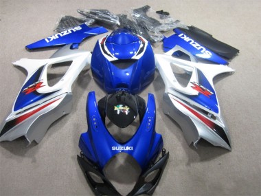Carroçaria Moto Suzuki GSXR 1000 K7 2007-2008 - Azul Branco