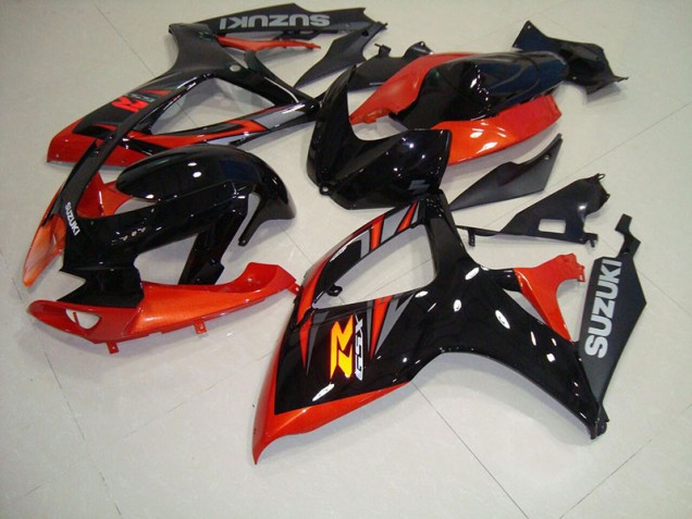 Carroçaria Moto Suzuki GSXR 750 K6 2006-2007 - Preto Vermelho