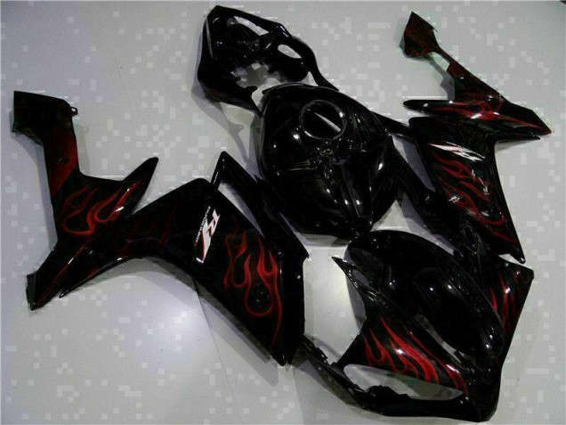 Carroçaria Moto Yamaha R1 2007-2008 - Preto Carroçaria Moto Yamaha R1 2007-2008 - Preto