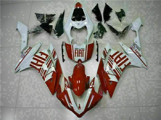 Carroçaria Moto Yamaha R1 2007-2008 - Vermelho Branco Carroçaria Moto Yamaha R1 2007-2008 - Vermelho Branco
