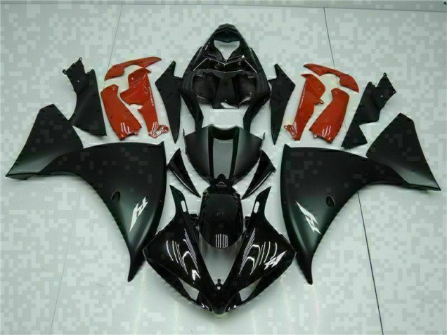 Carroçaria Moto Yamaha R1 2009-2011 - Preto Vermelho Carroçaria Moto Yamaha R1 2009-2011 - Preto Vermelho