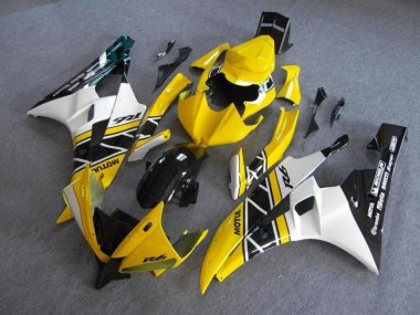 Carroçaria Moto Yamaha R6 2006-2007 - Amarelo Preto