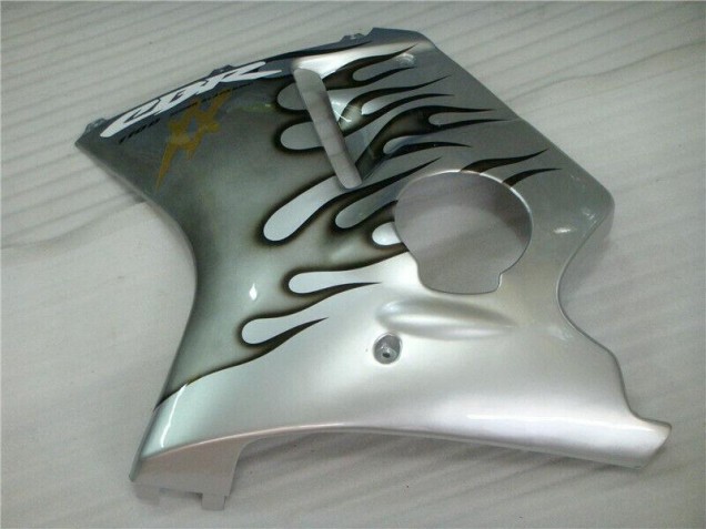 Carenagem Moto Honda CBR 1100 XX 1996-2007 - Chama Prata Cinzento