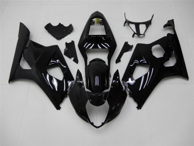 Injeção Kit Carenagem Moto Suzuki GSXR 1000 K3 2003-2004 - Preto Brilhante