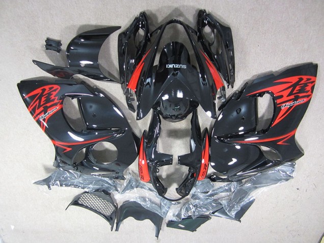Injeção Kit Carenagem Moto Suzuki GSXR 1300 Hayabusa 2008-2019 - Preto Vermelho Injeção Kit Carenagem Moto Suzuki GSXR 1300 Hayabusa 2008-2019 - Preto Vermelho