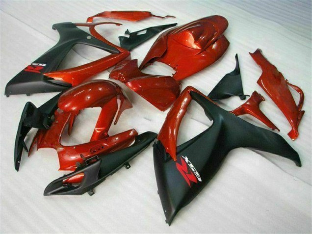 Injeção Kit Carenagem Moto Suzuki GSXR 600 / 750 K6 2006-2007 - Vermelho Preto Injeção Kit Carenagem Moto Suzuki GSXR 600 / 750 K6 2006-2007 - Vermelho Preto