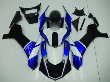 Injeção Kit Carenagem Moto Yamaha R1 2015-2019 - Preto Azul