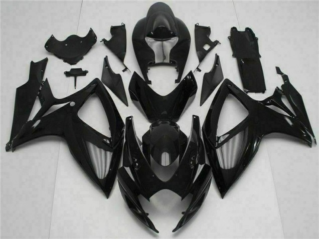 Injeção Kit Carenagem Suzuki GSXR 600 / 750 K6 2006-2007 - Preto Injeção Kit Carenagem Suzuki GSXR 600 / 750 K6 2006-2007 - Preto