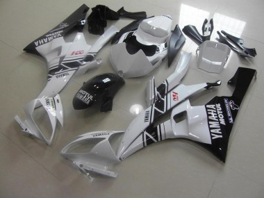 Injeção Kit Carenagem Yamaha R6 2006-2007 - Preto Branco
