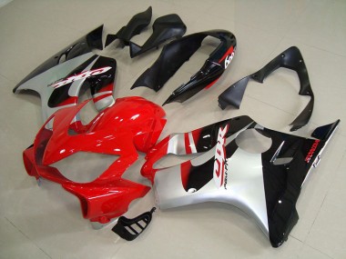 Injeção Kits Carenagem Moto Honda CBR 600 F4i 2004-2007 - Vermelho Prata