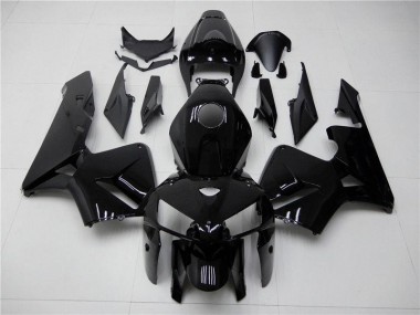 Injeção Kits Carenagem Moto Honda CBR 600RR 2005-2006 - Preto Brilhante