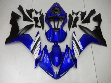 Injeção Kits Carenagem Moto Yamaha R1 2004-2006 - Azul Branco Preto