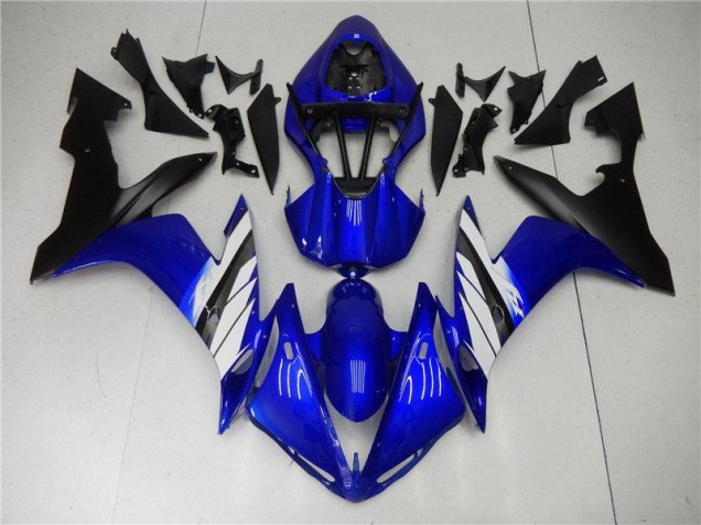 Injeção Kits Carenagem Moto Yamaha R1 2004-2006 - Azul Branco Preto