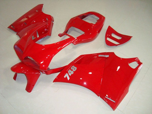 Kit Carenagem Moto Ducati 748 916 996 996S 1993-2005 - Vermelho