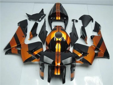 Kit Carenagem Moto Honda CBR 600RR 2005-2006 - Laranja Preto