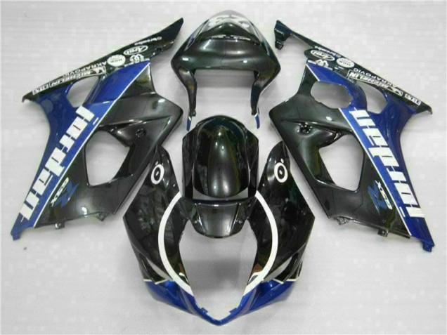Kit Carenagem Moto Suzuki GSXR 1000 K3 2003-2004 - Preto Azul Kit Carenagem Moto Suzuki GSXR 1000 K3 2003-2004 - Preto Azul