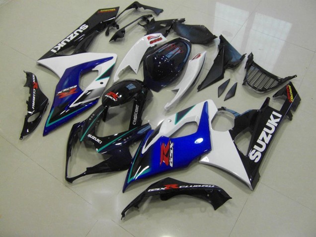 Kit Carenagem Moto Suzuki GSXR 1000 K5 2005-2006 - Azul Branco Kit Carenagem Moto Suzuki GSXR 1000 K5 2005-2006 - Azul Branco