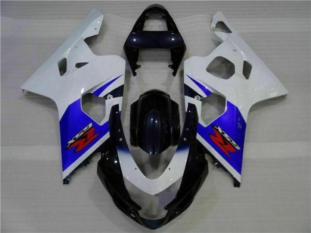 Kit Carenagem Moto Suzuki GSXR 600 / 750 K4 2004-2005 - Azul Branco Kit Carenagem Moto Suzuki GSXR 600 / 750 K4 2004-2005 - Azul Branco