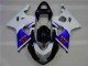 Kit Carenagem Moto Suzuki GSXR 600 / 750 K4 2004-2005 - Azul Branco Kit Carenagem Moto Suzuki GSXR 600 / 750 K4 2004-2005 - Azul Branco