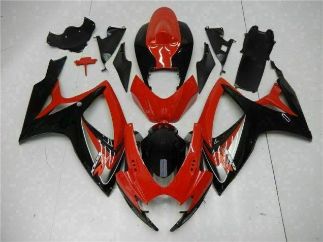 Kit Carenagem Moto Suzuki GSXR 600 / 750 K6 2006-2007 - Vermelho Kit Carenagem Moto Suzuki GSXR 600 / 750 K6 2006-2007 - Vermelho