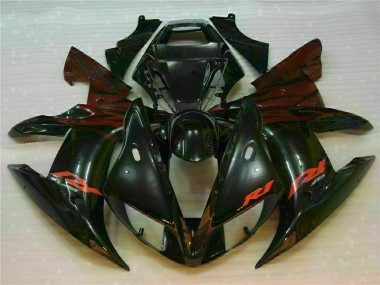 Kit Carenagem Moto Yamaha R1 2002-2003 - Preto